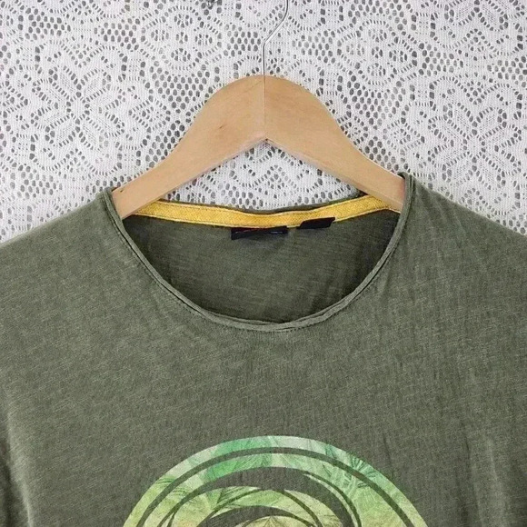 O'Neill Green Graphic Short Sleeve T Shirt Men's S/P - Picture 4 of 9